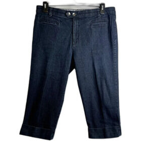 Bandolino Cropped Dark Wash Jeans‎ Size 14